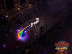 Bashiok's secret unicorn special attack concept art.