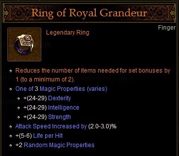 Ring Of Royal Grandeur Diablo Wiki