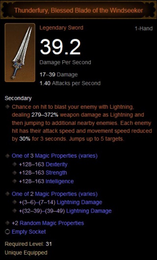 Thunderfury Blessed Blade Of The Windseeker Diablo Wiki